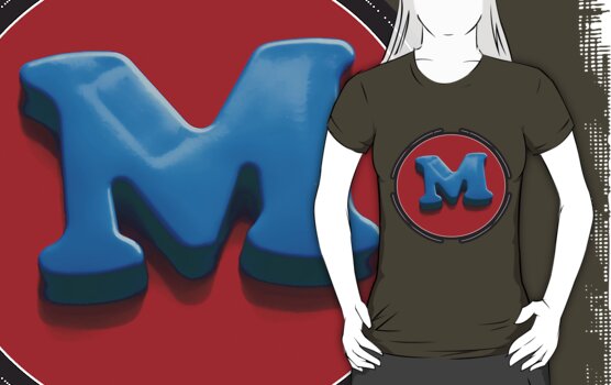 letter m design. quot;letter Mquot; T-Shirt Design by