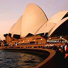 Sunset at Sydney Opera House by Stephen Saunders