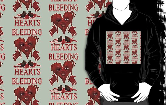 bleeding cartoon heart