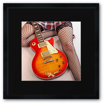 "Guitar Pin-up" By Steve Small | Redbubble