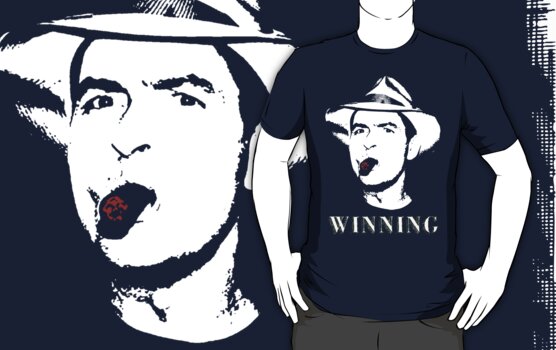 charlie sheen winning gif. Charlie Sheen Winning Shirt by