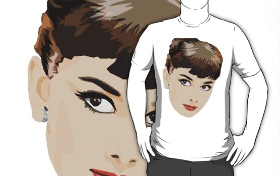 Audrey Hepburn Vector by