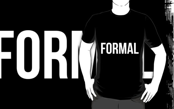 dress code pictures. Dress Code T-Shirt - Formal by