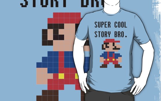 cool story bro. Tshirt: Super Cool Story Bro.