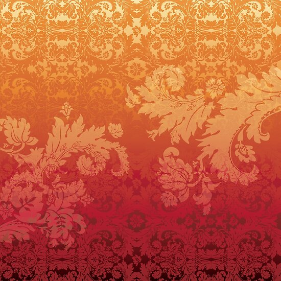 wallpaper paper. Retro floral wall paper by