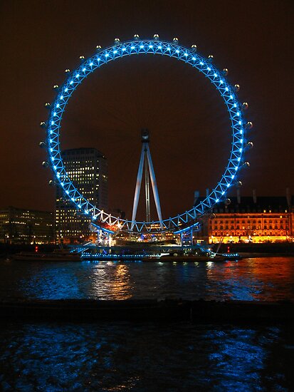 The London Eye Logo. Londoneyenight logo, view from