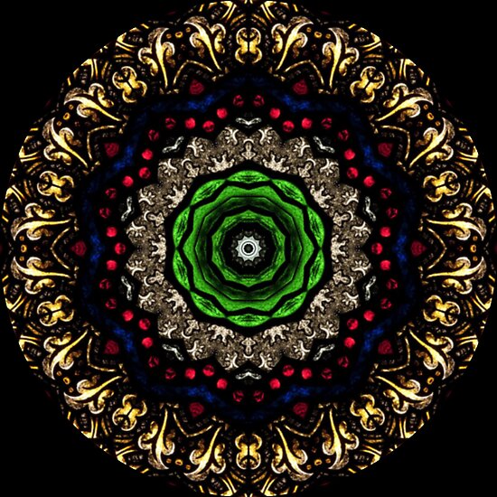handmade stained glass kaleidoscope