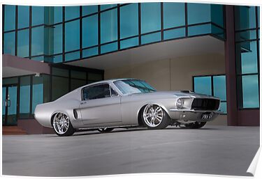 Poster ford mustang fastback #5